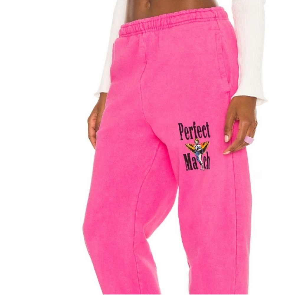 Boys Lie Hot Pink “Perfect Match” sweat pants